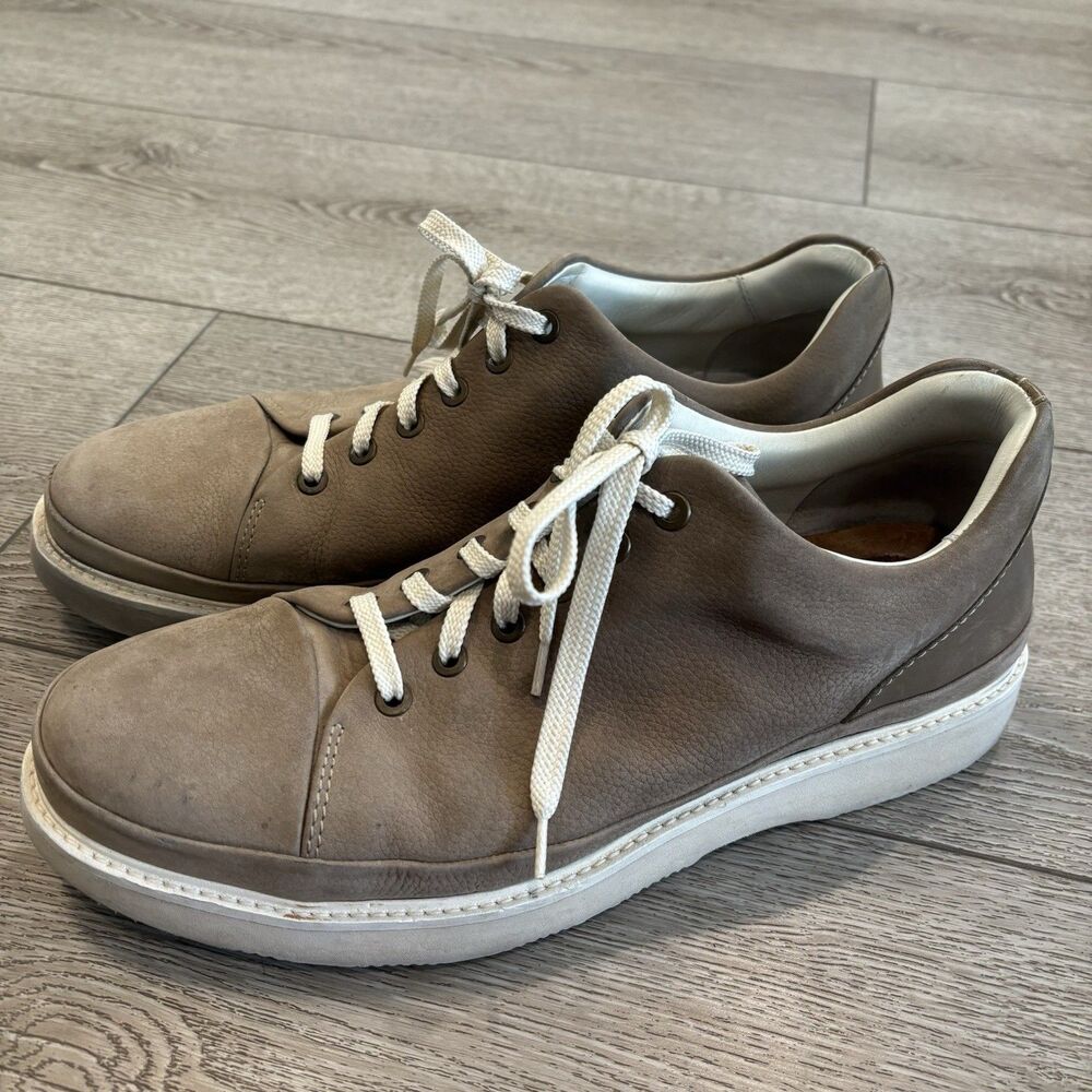 Samuel Hubbard‎ Fast Taupe Nubuck Leather Men's Oxford Shoes M1300-029 Size 10.5